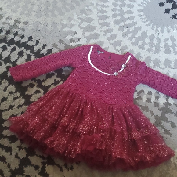 18 months old girl long sleeve dress top and pants - Picture 6 of 9